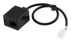 RJ9 4P4C Hane till Dubbel Hona Portkontakt Headset Adapter Förlängningskabel Telefonadapterkabel Ph