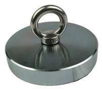 Neodymium Fiskemagnet, Stark N52 Klass, 500KG Dragkraft, D107 600KG