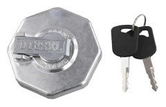Tanklock med nyckel för NPR NQR 4HK1 8-98146010-0 8-98088982-0 Silver