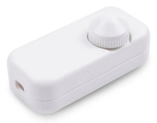 Dimbar Dimmerbrytare 1W–150W LED Dimbar Glödlampor På/Av AC220–240V Inline/Mellanliggande 1W Tyst (Sladd med Vred)