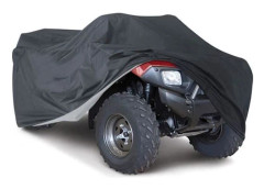 Vattentätt Utomhus Anti-UV Motorcykel Quad ATV Skydd Presenning XXXL Svart LBQ56