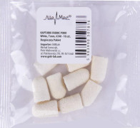 Pedikyrkapslar 7 mm 240 grit 10 st Tyg Podo AlleMed Vit