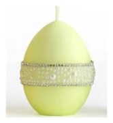 Affek Design CRYSTAL äggljus liten 5x9cm grön