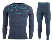 Alpinus Tactical Gausdal Set Graphite-Blue Thermal Underwear SI8922 - SI8924 120-136