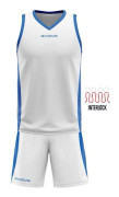 Givova Power jersey och shorts set - vit/kunglig - M