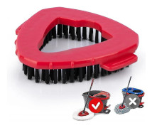 Skrubbborste Kompatibel med O Cedar Spin Mop 1 Tank System, Triangelformad Golvskrubber Mopp Ersättningshuvud Bas För Easy Wring Mikrofiber Spin Mop