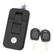 Kompressionslås Justerbar Spak Handtag Kompressionslås med 2 Nycklar 9,4 X 4,6 cm för Husbilar Släpvagnar Husvagnar (FMY)