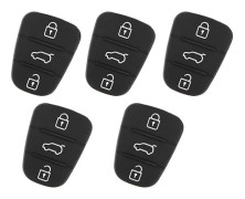 Knappskydd, Gummiknappskydd, Bilnyckelskal Knappskydd, Bilgummi Knapp, Knappskydd Passar för Hyundai, Knappskydd Passar för Kia