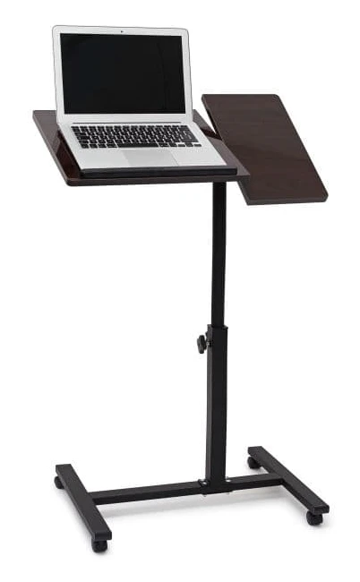 Robust laptopbord i höjdjusterbart trä
