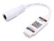 IC Wifi Bluetooth Kontroller DC 24V Ljusremskontroller Vit