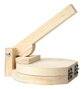 Trä Tortilla Press Trä Tortilla Press Dumpling Pizza Deg Bakverk Press Dumpling Press Verktyg Kök