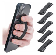 5-pack - Mobilhållare - Svart, Grepp och Ring