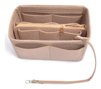 Felt Handbag Insert Organizer Portable Cosmetic Bag Fit