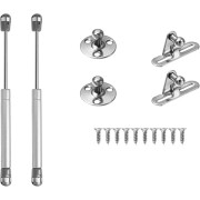 Gasfjädrar för köks- eller skåpdörrar, dämparkolvar för upp-och-ner-dörrar, skåp 2-pack (60N)
