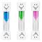Tandborsttimer, 3-minuters sandtimer