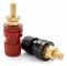 2 pcs Brass Female Socket Binding Post M8 Thread Connector Electrical Equipment