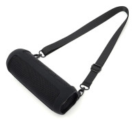 JBL Flip 5 silikonskydd med rem - Svart