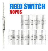 50 stycken magnetbrytare Reed-kontakt Reed-relä 14mm x 2mm InduktionsbrytarePa
