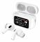 Celly: SoundLED True Wireless Bluetooth-headset med LED-display ANC & ENC Vit
