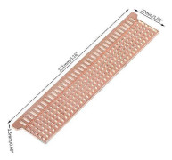 PC RAM-kylare Koppar Dator Skrivbordsminne Kylfläns För DDR2 131x27x1.5/2mm