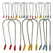24 st Varma Locktångsklämmor Ersättning Varma Rullklämmor Rullar Fäststift för Hemsalong