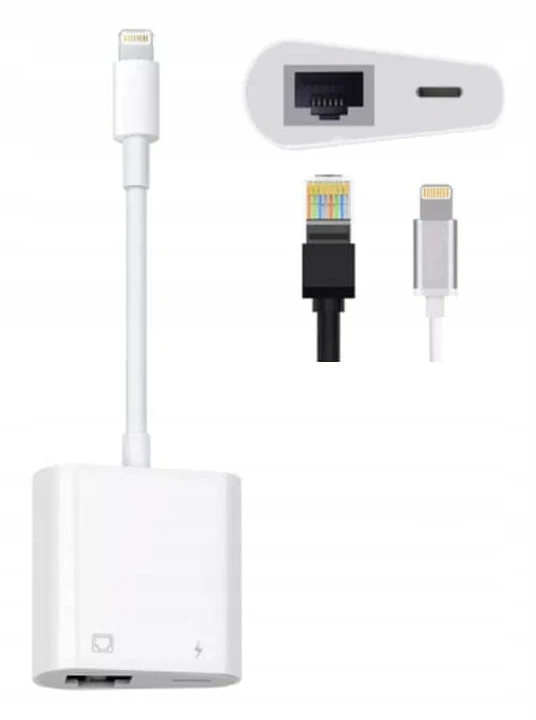 Hub Lightning USB Ethernet RJ45 BYL-2210 Adapter