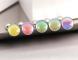 Cat Eye Aurora Tungpiercing i rostfritt stål