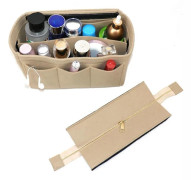 Handväska Organiser Insats Tygväska Foder Väska BEIGE 27X16X14CM beige 27x16x14cm