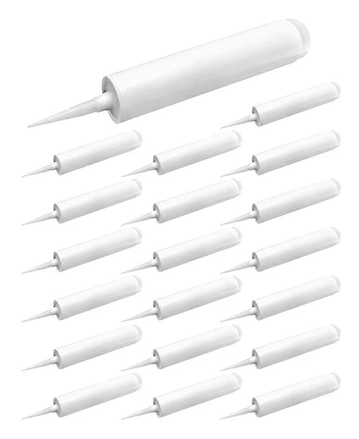 Tomma fogmassatuber, 20-pack, 10 uns. Tom plastfogmassa -