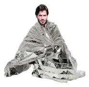10-pack Nödfilt Vikbar Silver 210x160cm Silver + Silver
