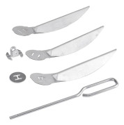 18-1/2-tums Grillrengöringssystem med One-Touch, Kompatibelt med 7443 90719 Kolgrill/Vattenkokare Reservdelar [FW]