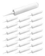 20-pack tomma fogmassatuber 296 ml plastfogmassapatroner, kompatibla med gör-det-själv-projektpåfyllningar