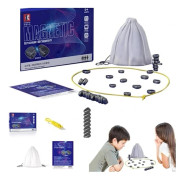 Magnetiskt Färdighetsspel – Magnetstenar, Sällskapsspel för Familj eller Vänner, För 1 till 4 Spelare, IQ-Spel