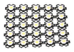 25 st Varmvita LED-spotlightlampor 3000-3200K Hög ljusstyrka Integrerat chip