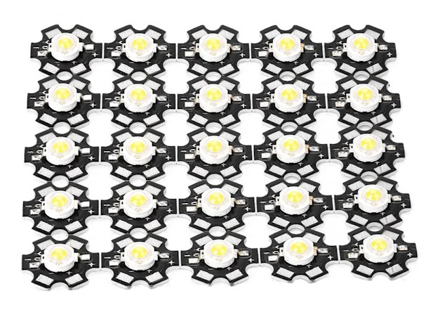25 st Varmvita LED-spotlightlampor 3000-3200K Hög ljusstyrka Integrerat chip