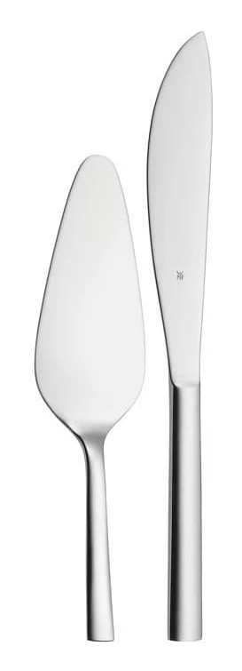  WMF Nuova tårtset 2 delar blank stål