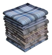 Näsdukar 10-pack Herrnäsdukar 100% bomull Näsduk 38 cm x 38 cm