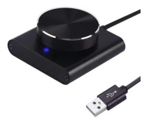 USB Volymkontroll Förlustfri PC Datorhögtalare Volymkontroll Knapp Justerare Digital Kontroll med Walkbee