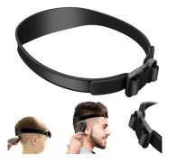Hårklippningsguide, Hårklippningsverktyg för Hemmabruk, Flexibelt Böjt Hårklippningsband, Silikon Böjt Hårklippningsband, Hårklippningsrem för Män