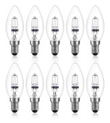 42w E14 C35 Dimbar halogenlampa AC 220-240v varmvit 2700k E14 transparent halogenljuslampa (
