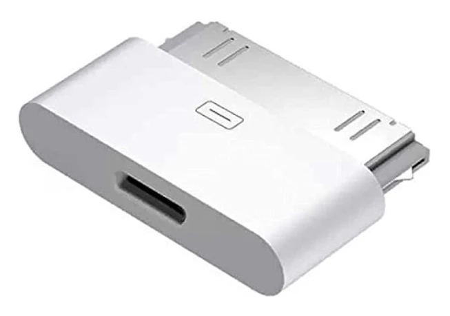 Lightning till 30-pin adapter hane till 8-pin hona kontaktomvandlare med iPhone