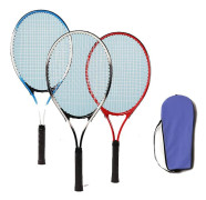 Tennisracket 27 tum, enkel tennistränare för nybörjare, dubbel matchträningsset, tennisracket för utomhusbruk