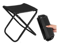Outdoor Folding Stool, Fällbar Campingpall, Liten och Portabel
