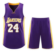 Basketbollströjor Set för Barn och Vuxna Herr Basketbollströjor och Shorts Set Bästa Födelsedagspresenten Basketboll-tröja 08 Kobe.Bryant 4XS