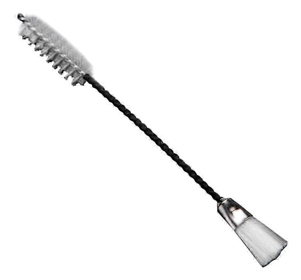 Mjuk rengöringsborste ljudhålsrengörare med dubbla ändar för saxofon klarinett oboe flöjt blås instrument DS