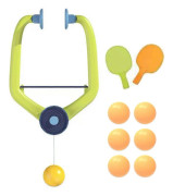 Dörr Ping Pong Bordtennisspel Dörr Pong Spel Träningsutrustning för Pojkar Flickor Ett Set