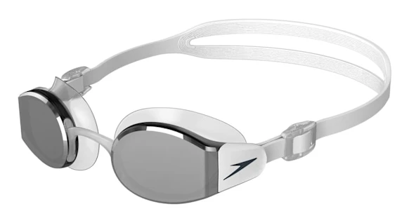 Speedo Mariner Pro 2024 Simglasögon för män, One Size, Vit/Grå White/Grey One Size