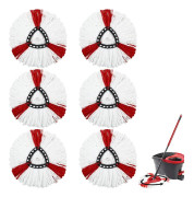 Stycken Mopphuvuden, Ersättningshuvuden för Vileda Mopp, Kompatibla med Vileda Turbo 2in1 Mopp, Mikrofibermopp