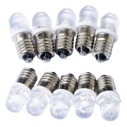 10st E10 12v Spot Led Glödlampor Varmvit