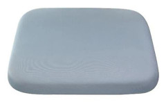 Sittdyna i Memory Foam med Band, Långsam Återhämtning, Alla Säsonger, Halkfri, Tvättbar - Perfekt ljusblå Large_tfrf ljusblå